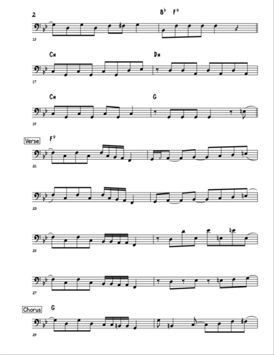 Just Enough And Too Much Bass Guitar scores gallery preview page 2