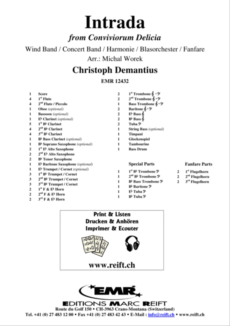 Intrada Concert Band scores gallery preview page 2
