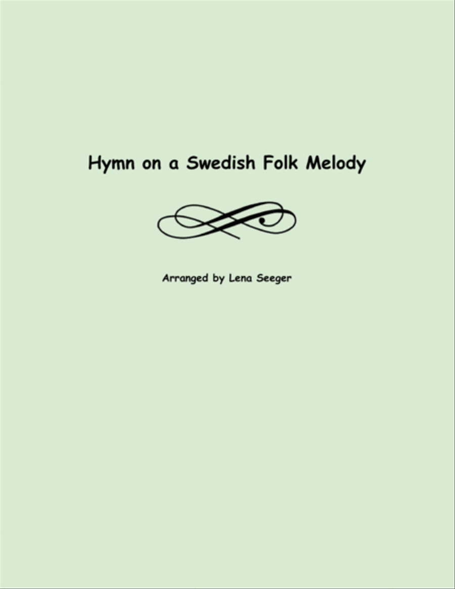 Hymn on a Swedish Folk Melody (two violins and cello) String Trio scores gallery preview page 1