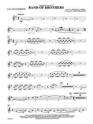 Band of Brothers, Symphonic Suite from: E-flat Alto Saxophone