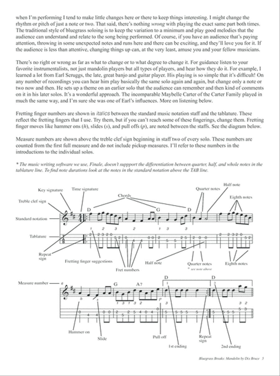 Bluegrass Breaks: Mandolin Bluegrass Fiddle scores gallery preview page 6