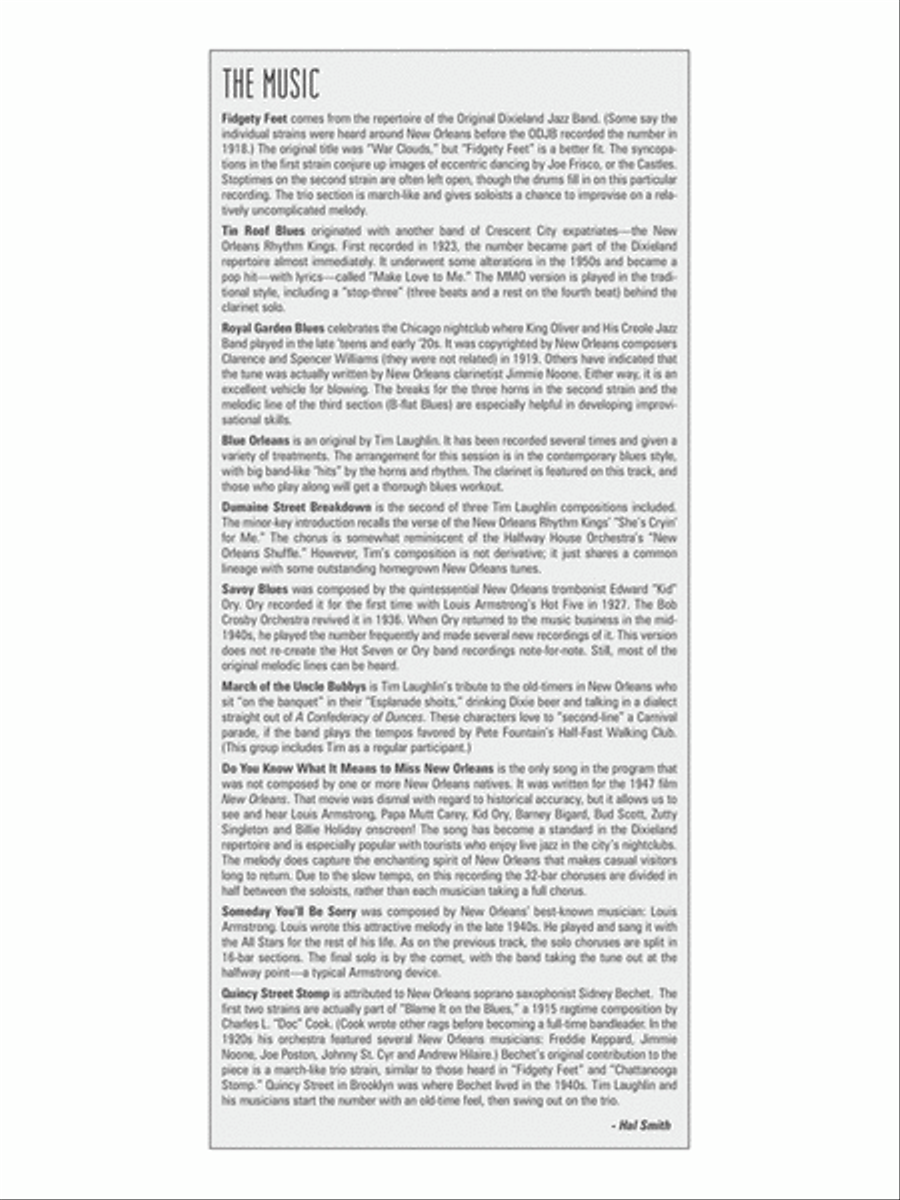New Orleans Classics Clarinet Solo scores gallery preview page 2