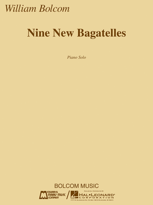Book cover for Nine New Bagatelles