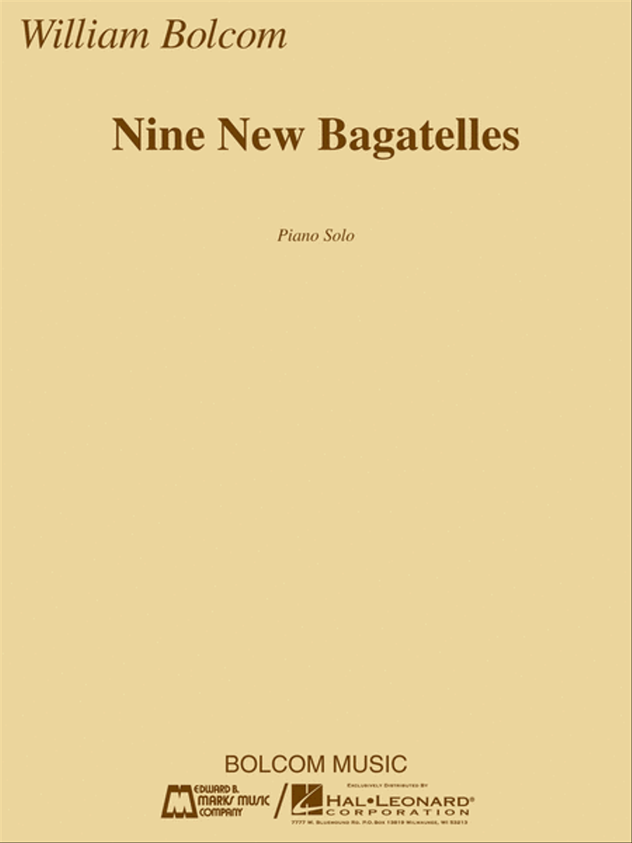 Nine New Bagatelles Nine New Bagatelles Piano Solo scores gallery preview page 1