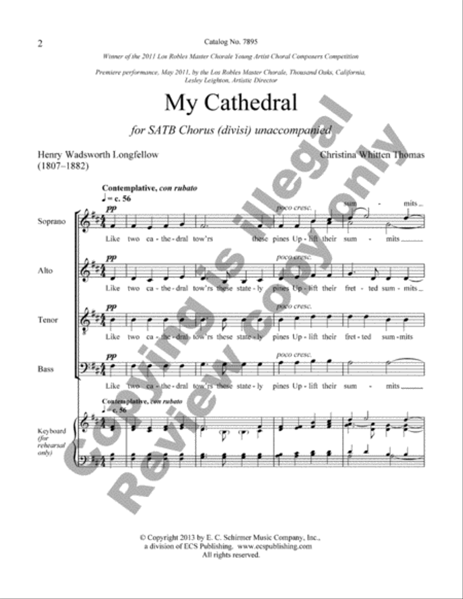 My Cathedral Divisi scores gallery preview page 8