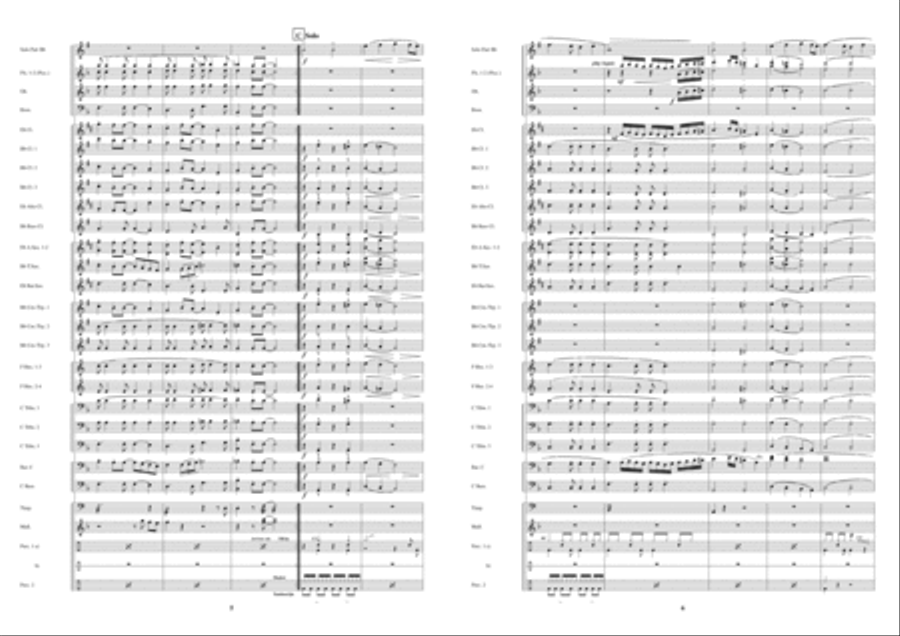 Yesterday Concert Band scores gallery preview page 4