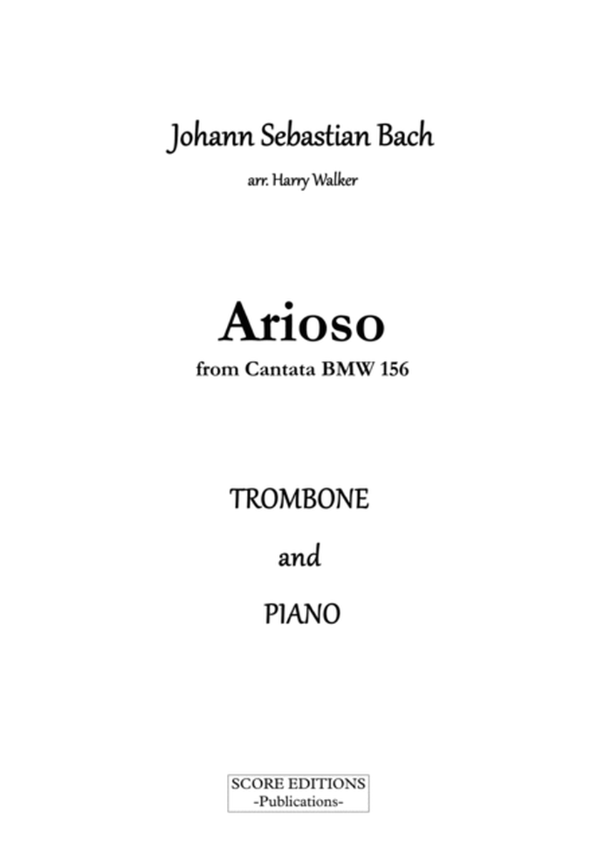 Bach - Arioso from Cantata BWV 156 for Trombone and Piano image number null
