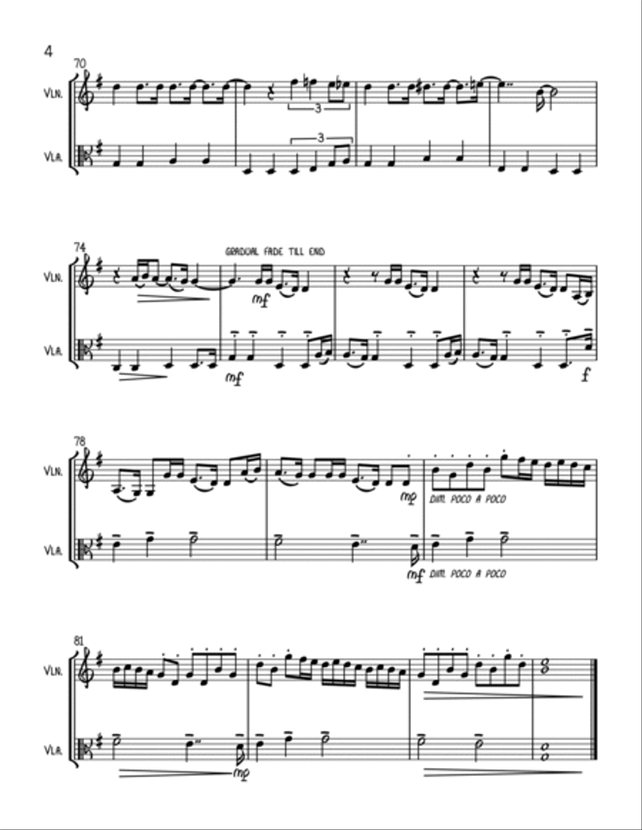 All You Need Is Love String Duet scores gallery preview page 4