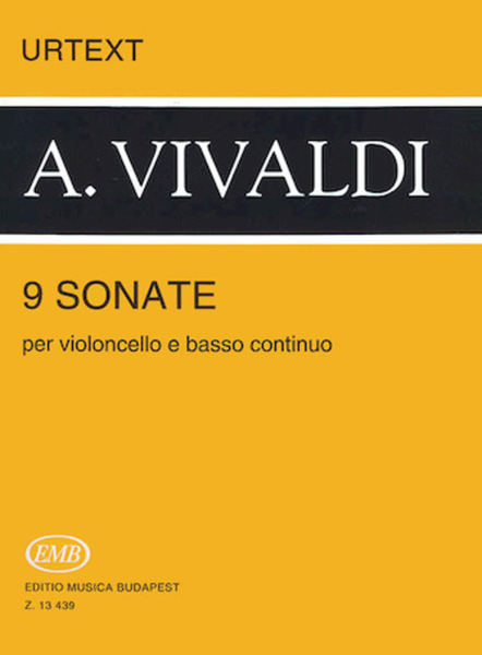 9 Sonatas for Violoncello and Basso Continuo, RV 39-47