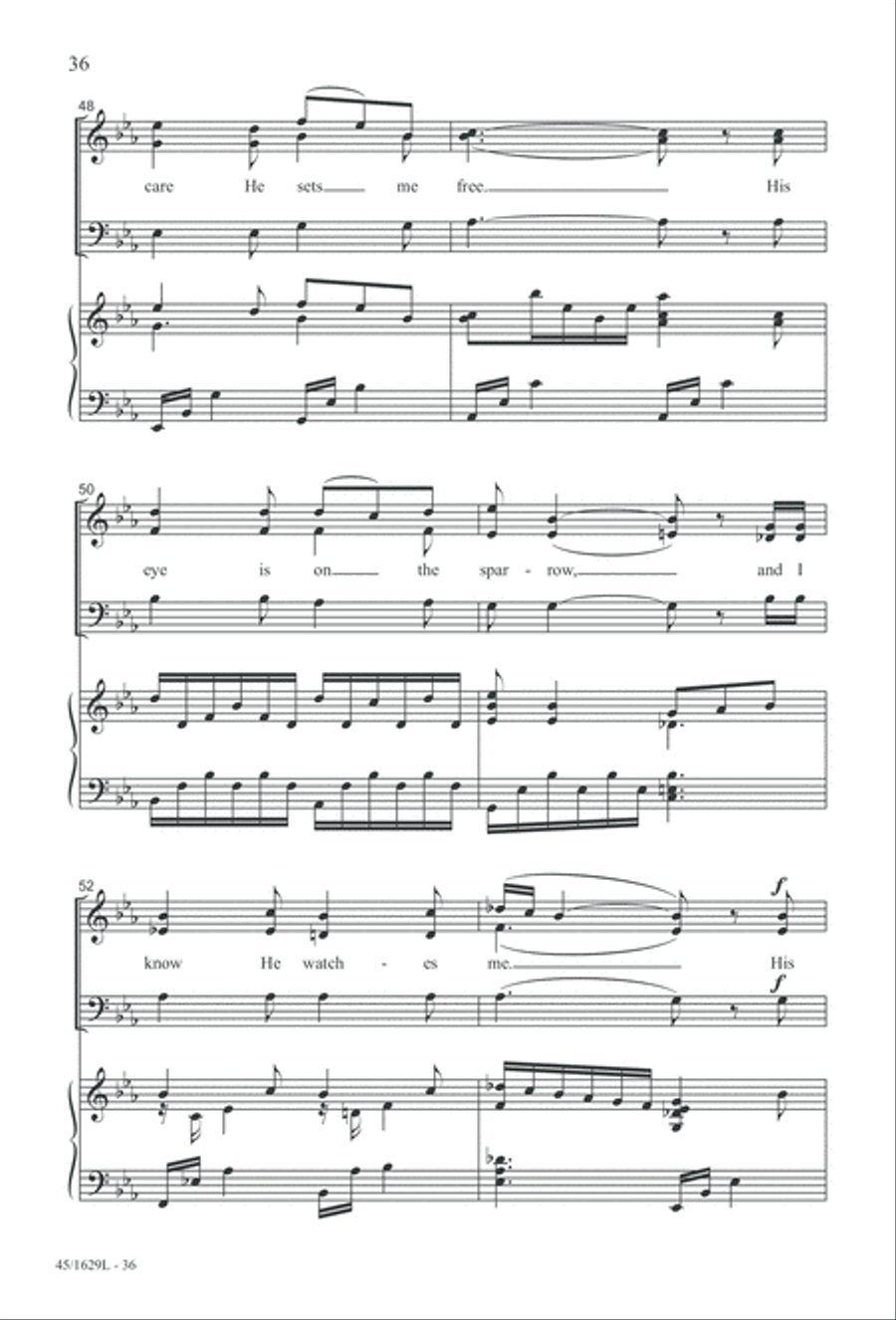Hymns We Love to Sing, Vol. 2 3-Part scores gallery preview page 36