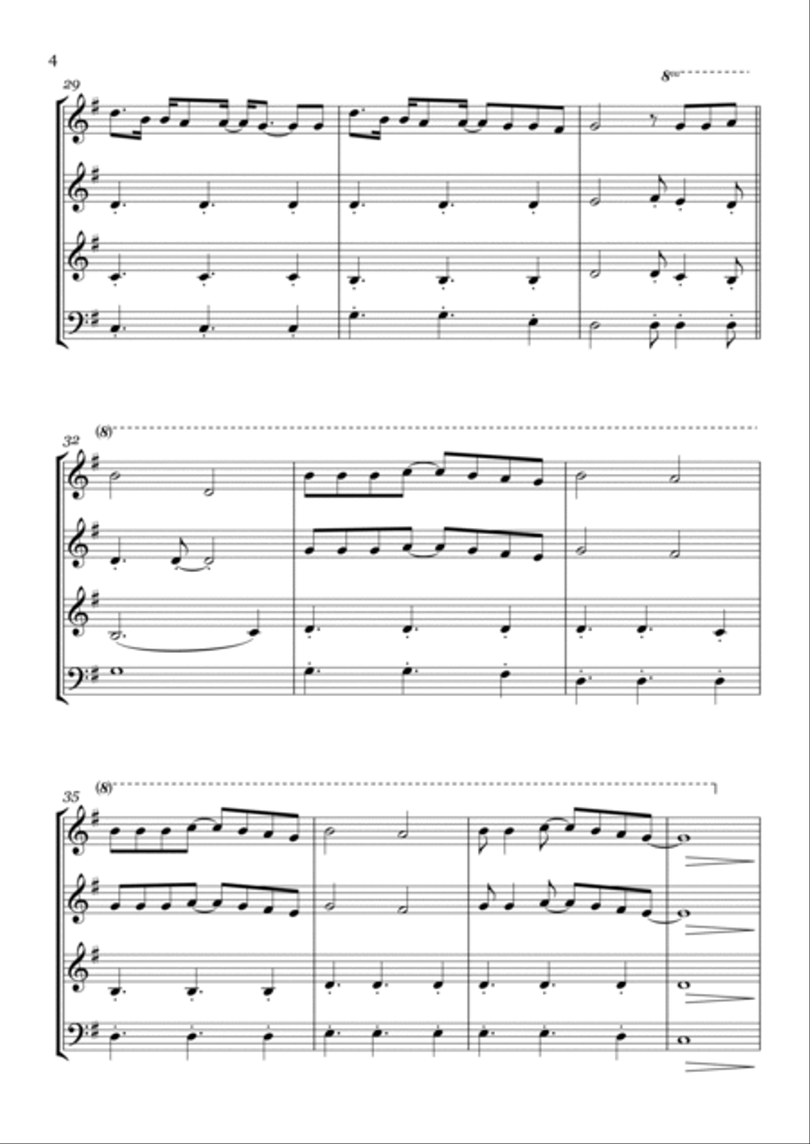 Photograph Woodwind Quartet scores gallery preview page 4