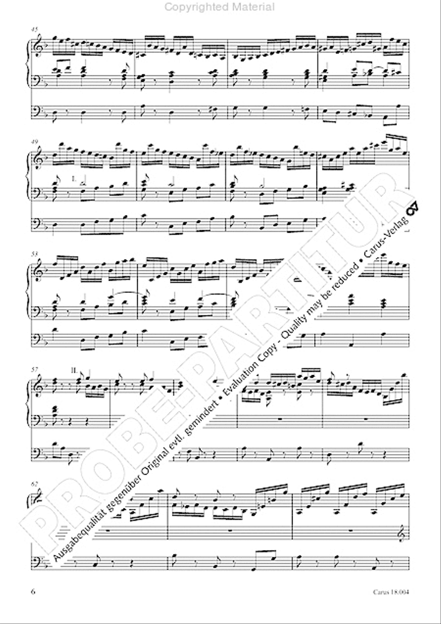 Chaconne Organ scores gallery preview page 8