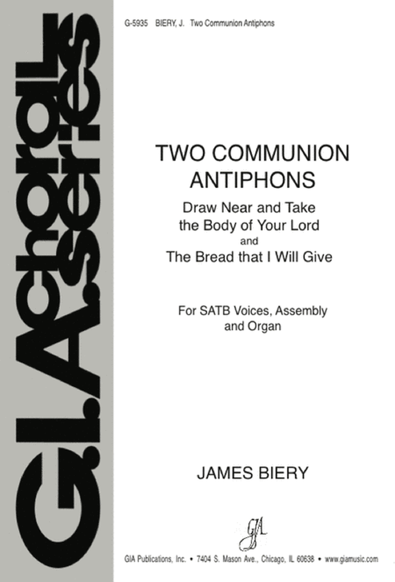 Two Communion Antiphons image number null