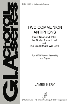 Book cover for Two Communion Antiphons
