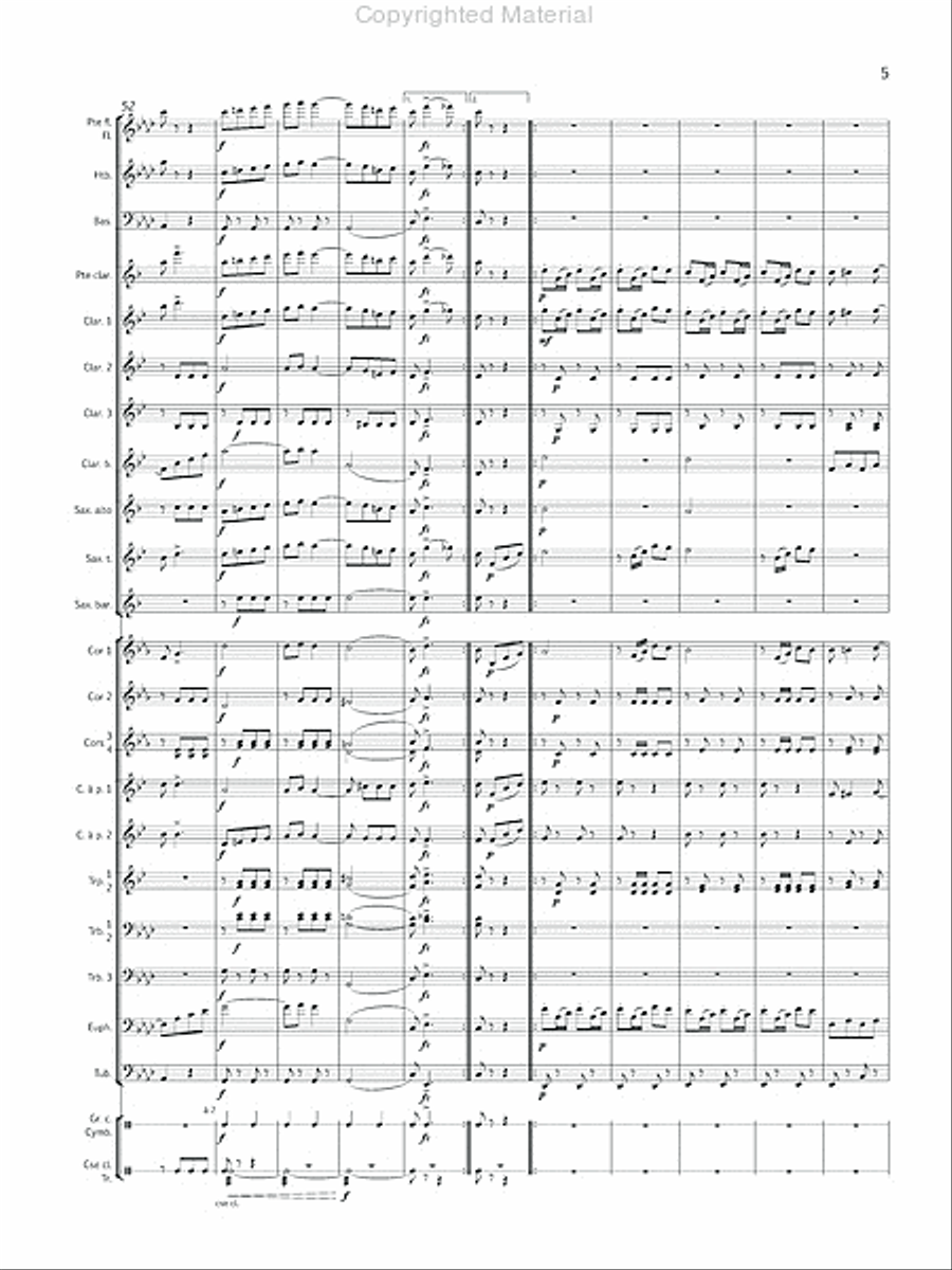 Presto Concert Band scores gallery preview page 7