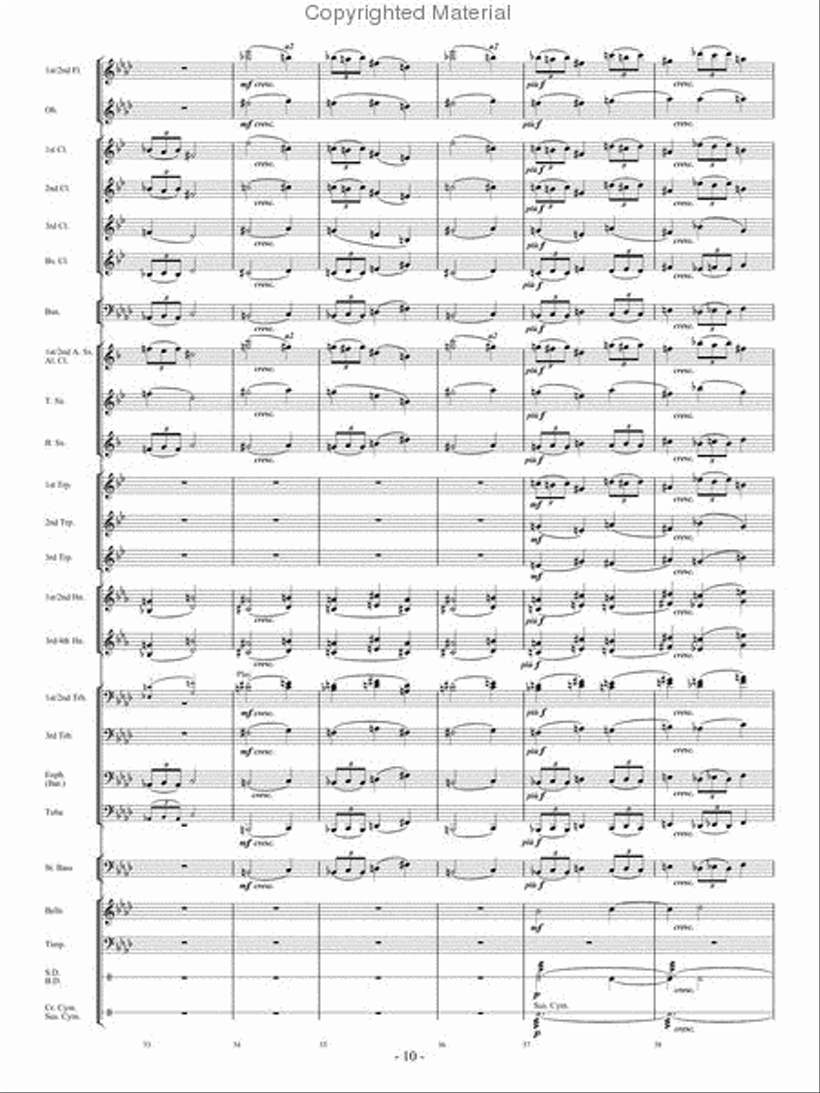 La Peri La Peri Concert Band scores gallery preview page 9