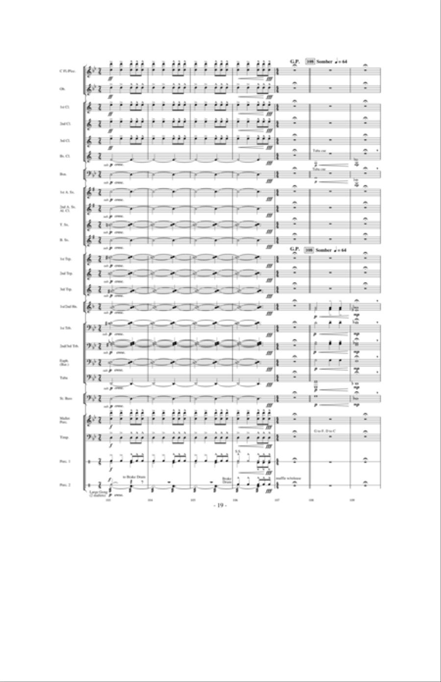 Flight of Valor Concert Band scores gallery preview page 18
