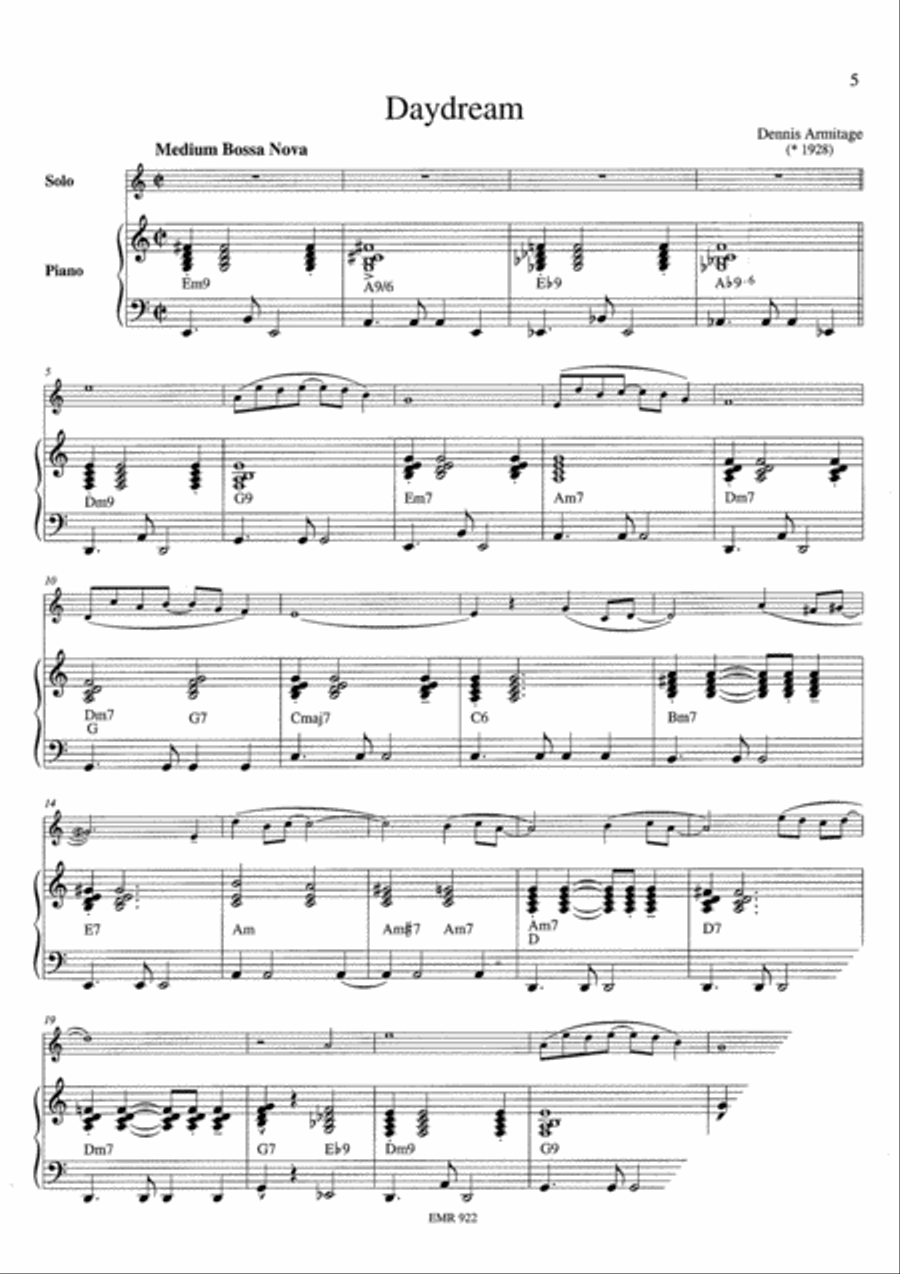 Bossa Nova Clarinet Duet scores gallery preview page 4
