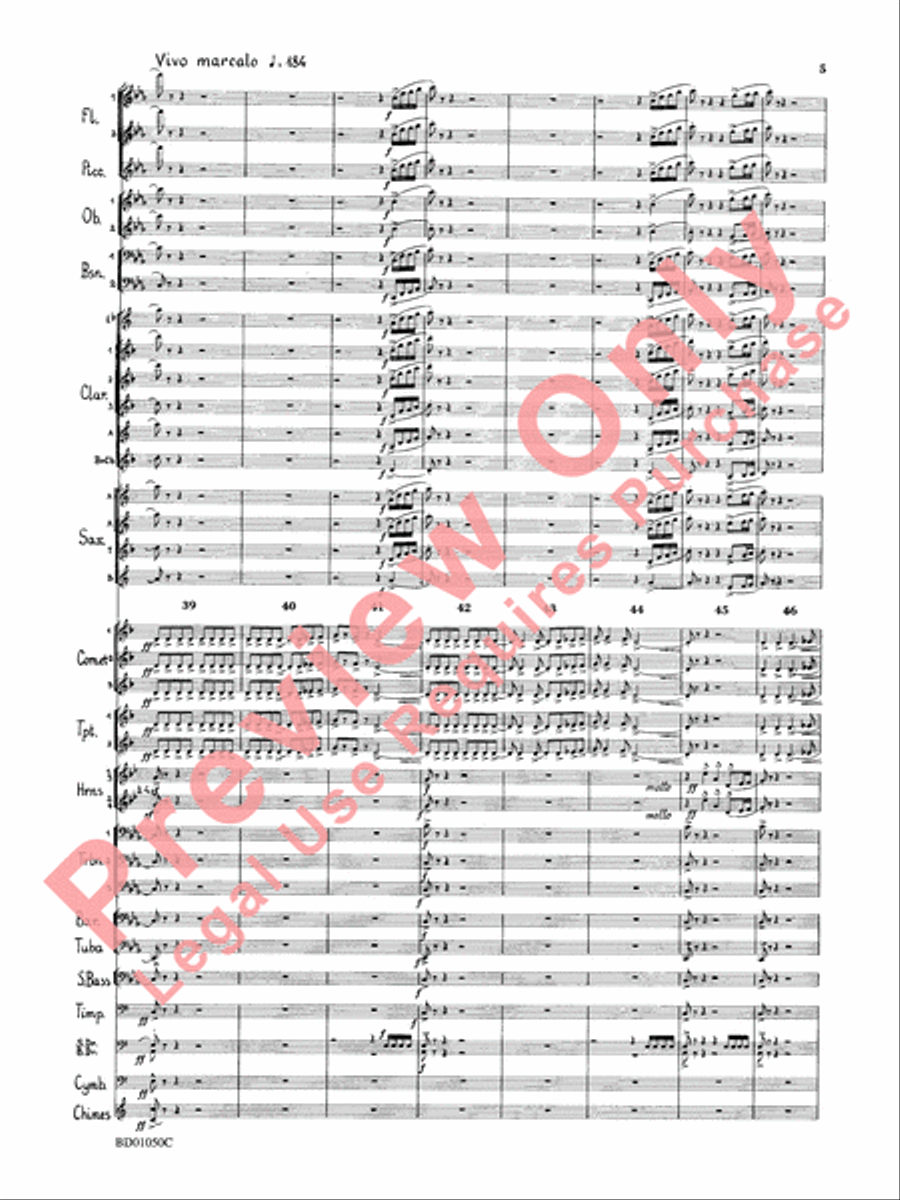Trittico Trittico Concert Band scores gallery preview page 8