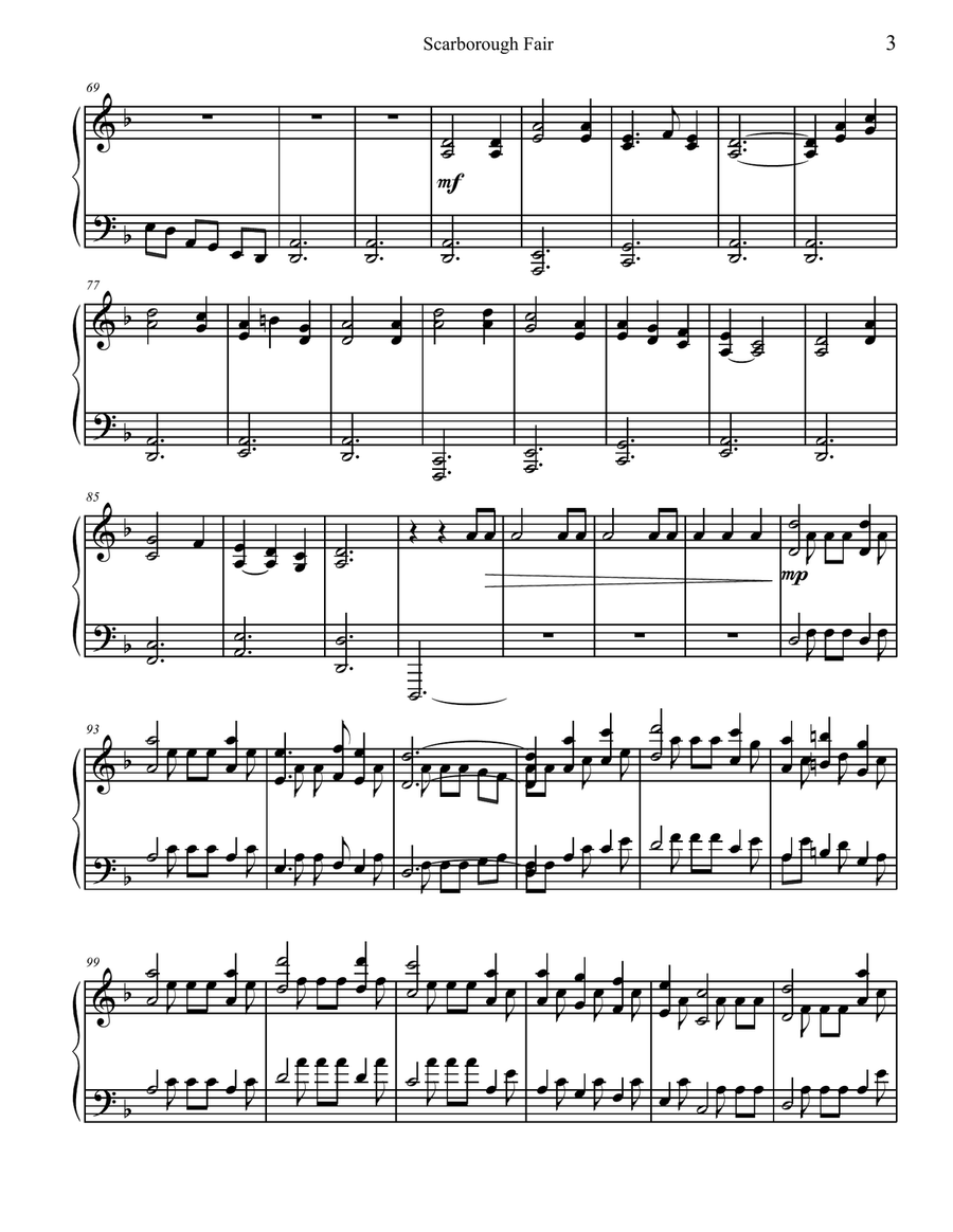 Advanced Celtic Piano Solos Piano Solo scores gallery preview page 3