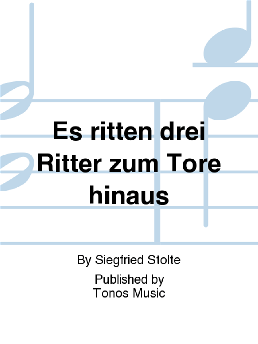 Es ritten drei Ritter zum Tore hinaus SSA scores gallery preview page 1