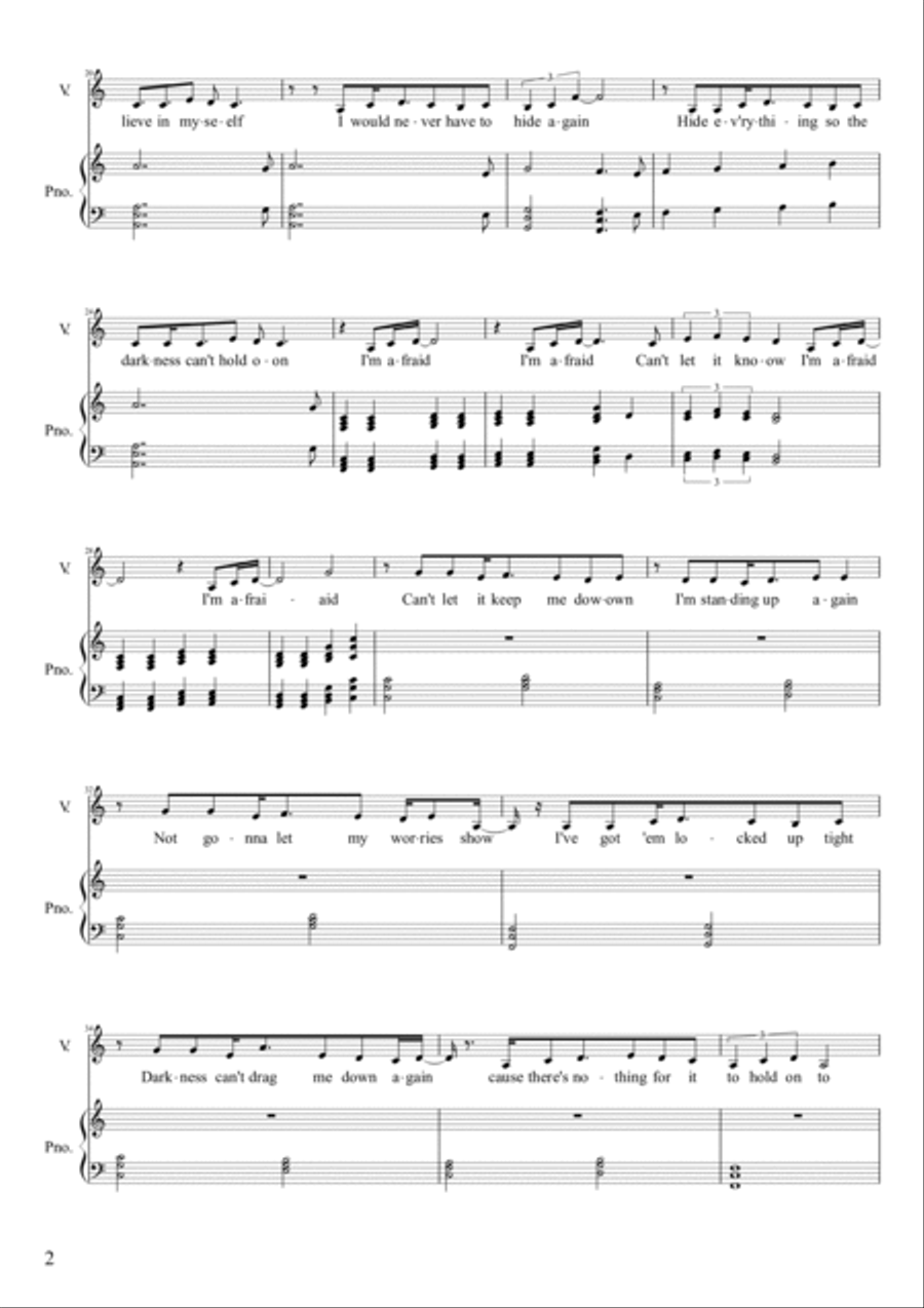 Darkness Inside Voice scores gallery preview page 2