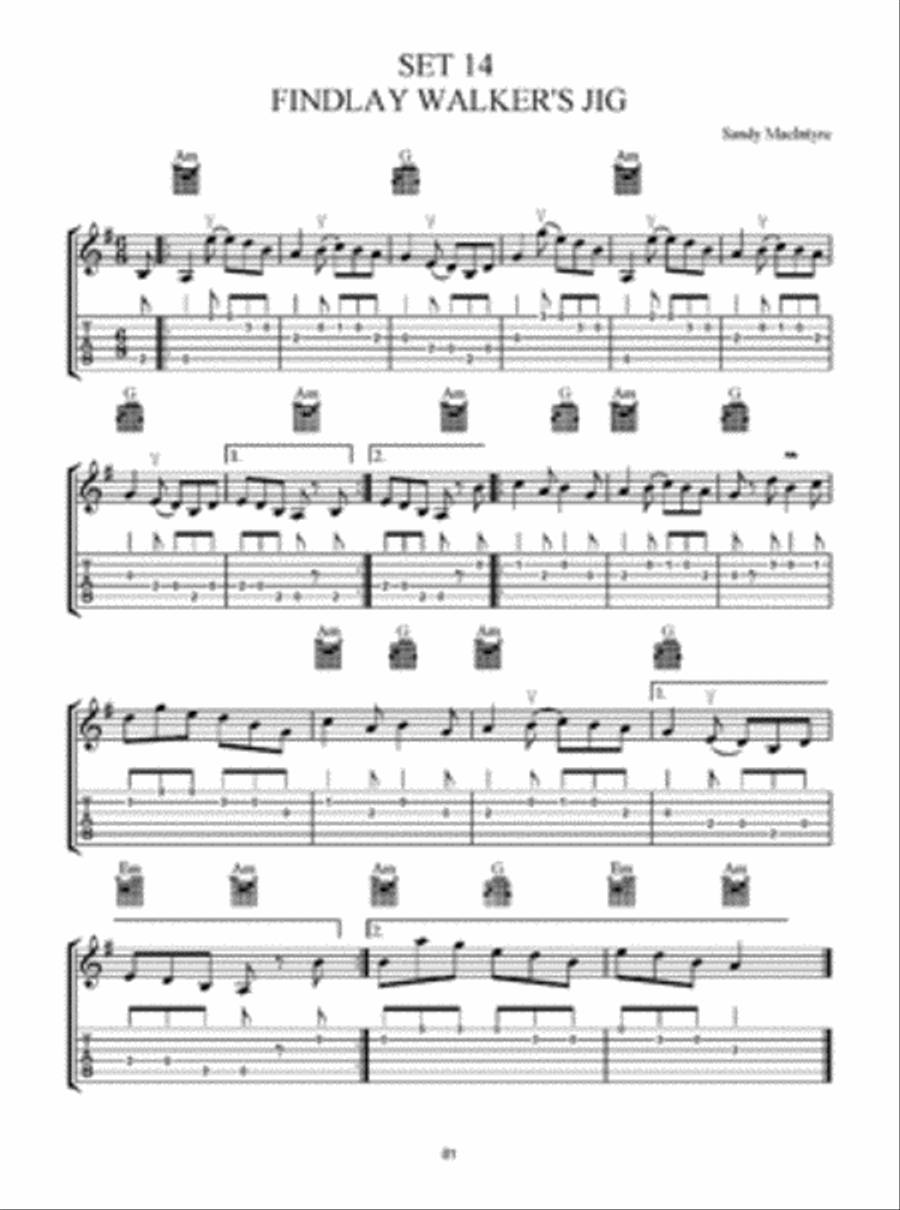 Cape Breton - Traditional Fiddle Sets with Guitar Tablature Violin scores gallery preview page 5