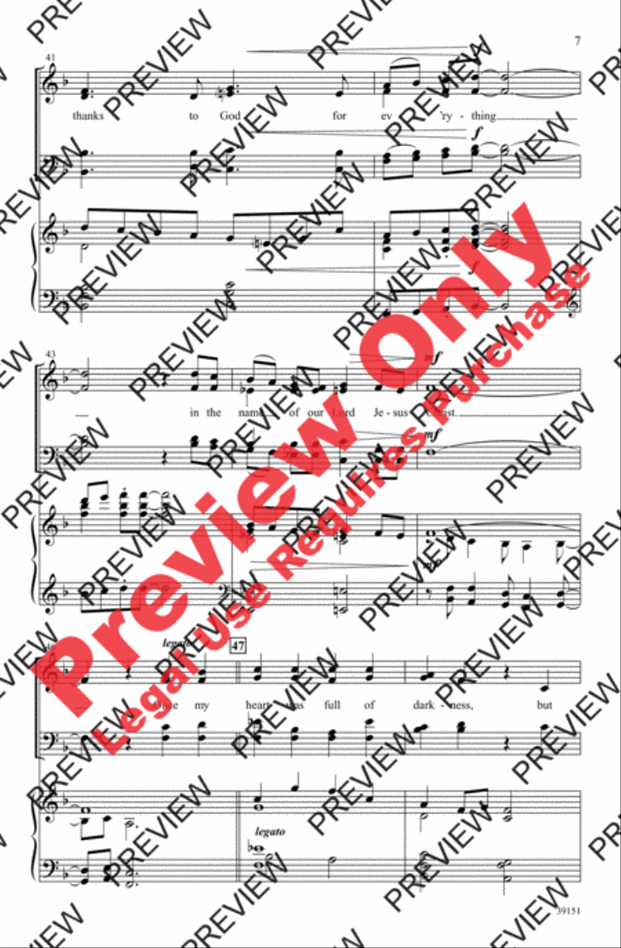 Psalms, Hymns, and Spiritual Songs 4-Part scores gallery preview page 7