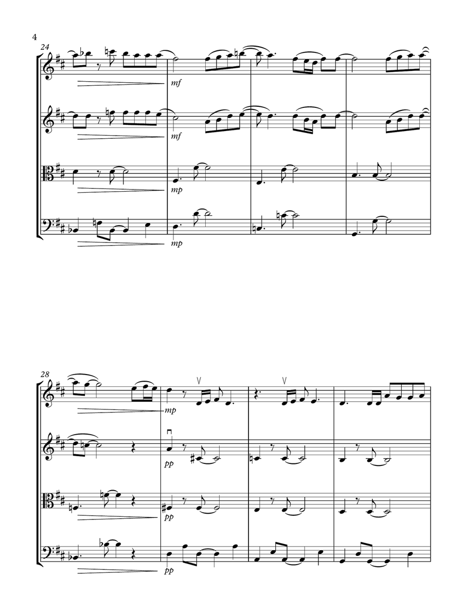 Best Part String Quartet scores gallery preview page 4