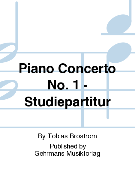 Piano Concerto No. 1 - Studiepartitur