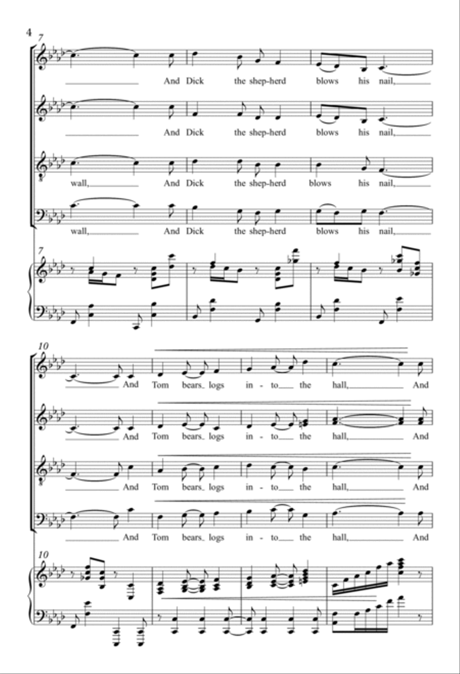 Winter 4-Part scores gallery preview page 3