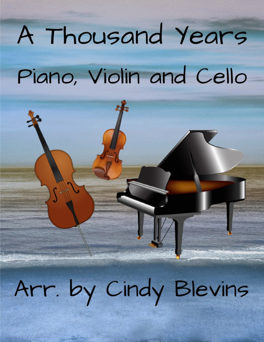 A Thousand Years Piano Trio scores gallery preview page 1