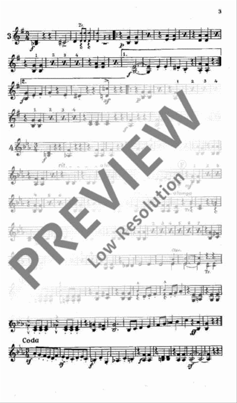 Rosen aus dem Süden Oboe scores gallery preview page 4