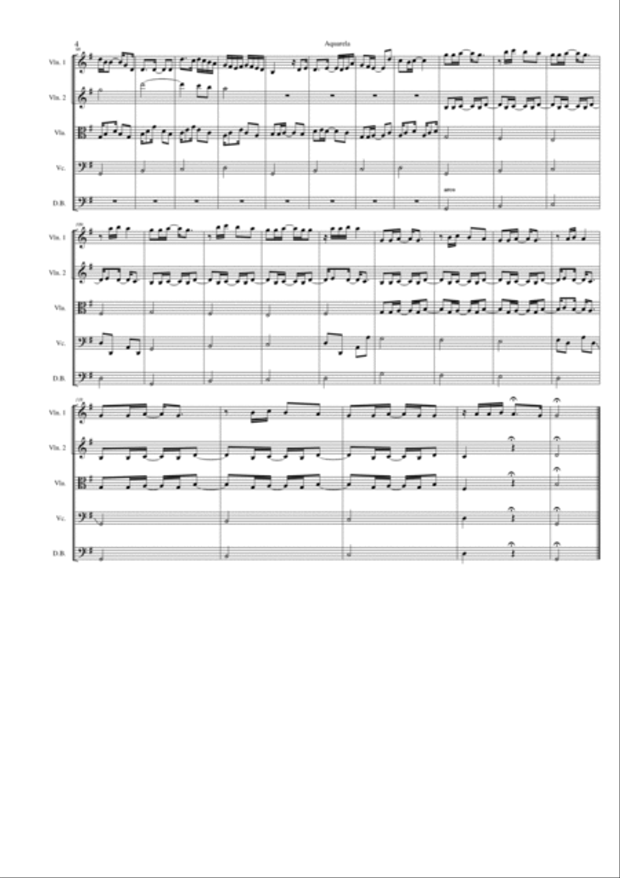 Tempo De Andanca String Orchestra scores gallery preview page 4