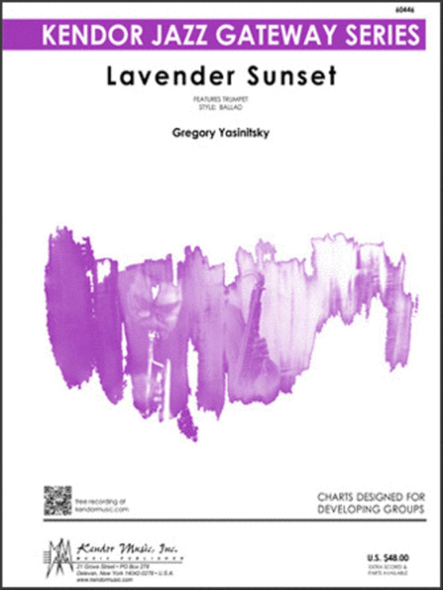 Lavender Sunset Lavender Sunset Jazz Ensemble scores gallery preview page 1