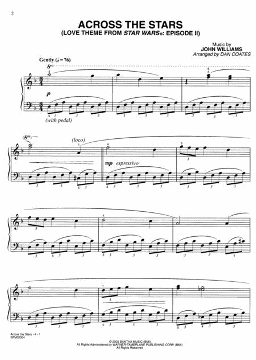 <br>Sheet music extract