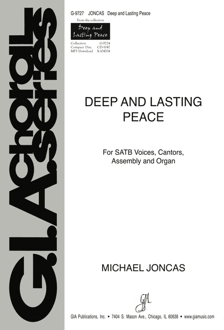 Deep and Lasting Peace - SATB edition