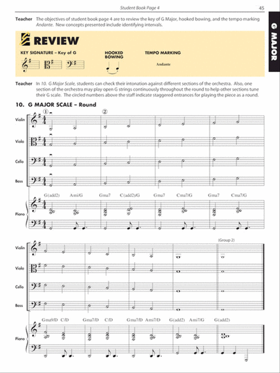 Essential Elements for Strings – Book 2 with Online Resources String Orchestra scores gallery preview page 6