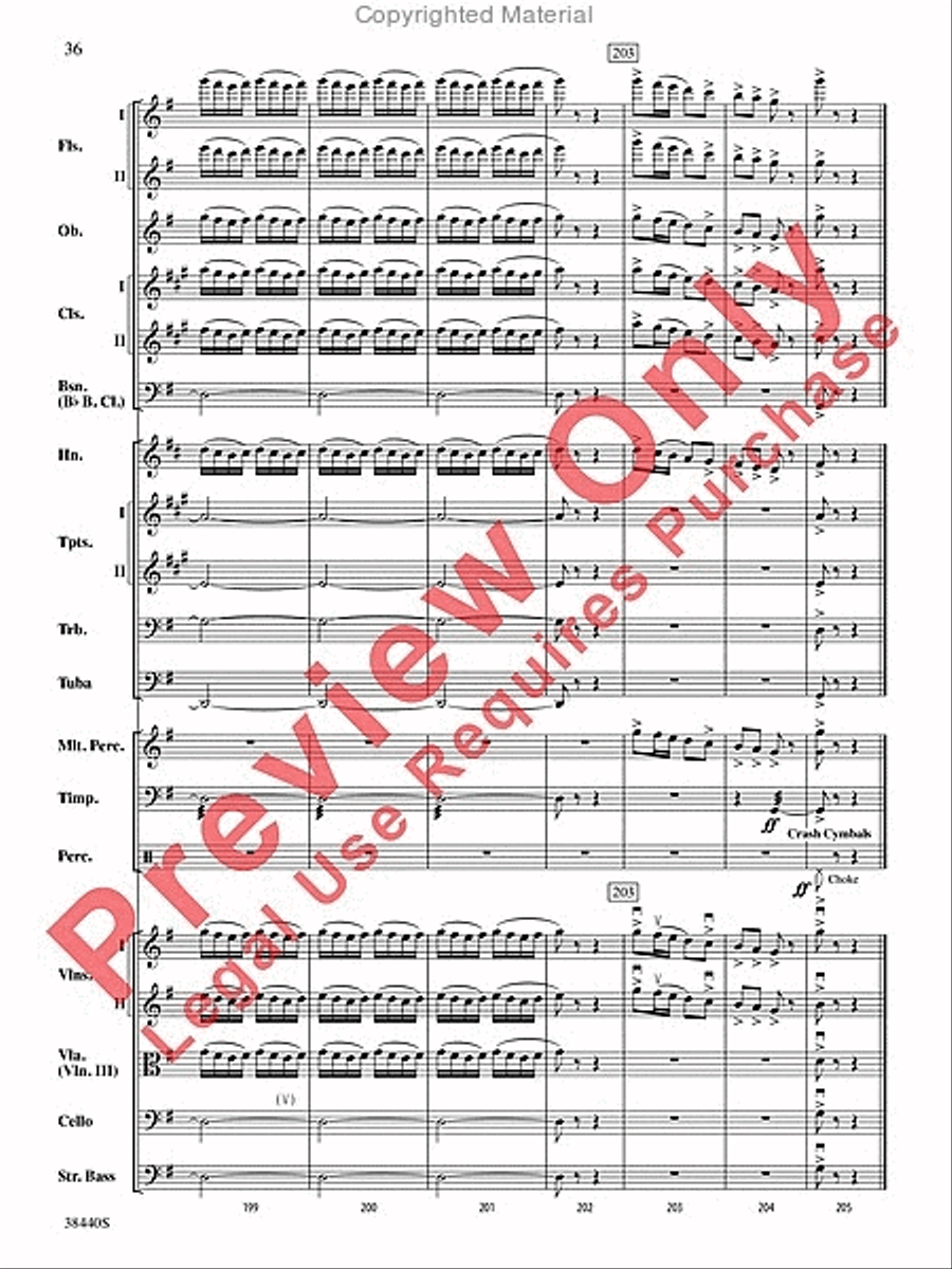 Leroy Anderson's Irish Suite, Part 1 (Themes from) Full Orchestra scores gallery preview page 37