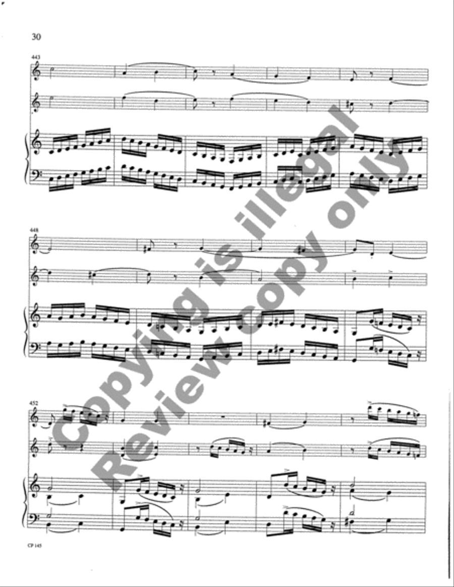 A Renaissance Bouquet Clarinet scores gallery preview page 19