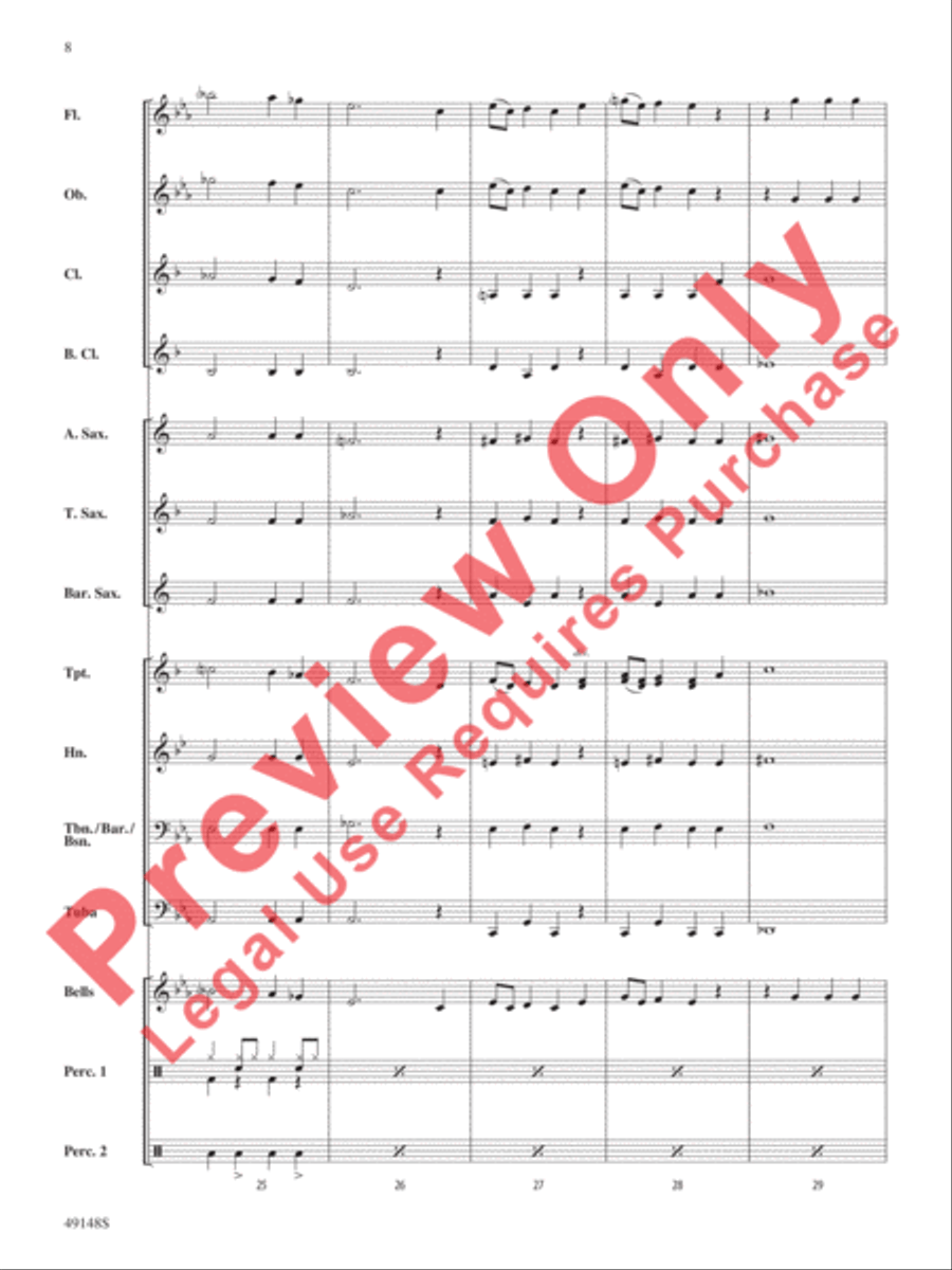 The Pink Panther The Pink Panther Concert Band scores gallery preview page 9