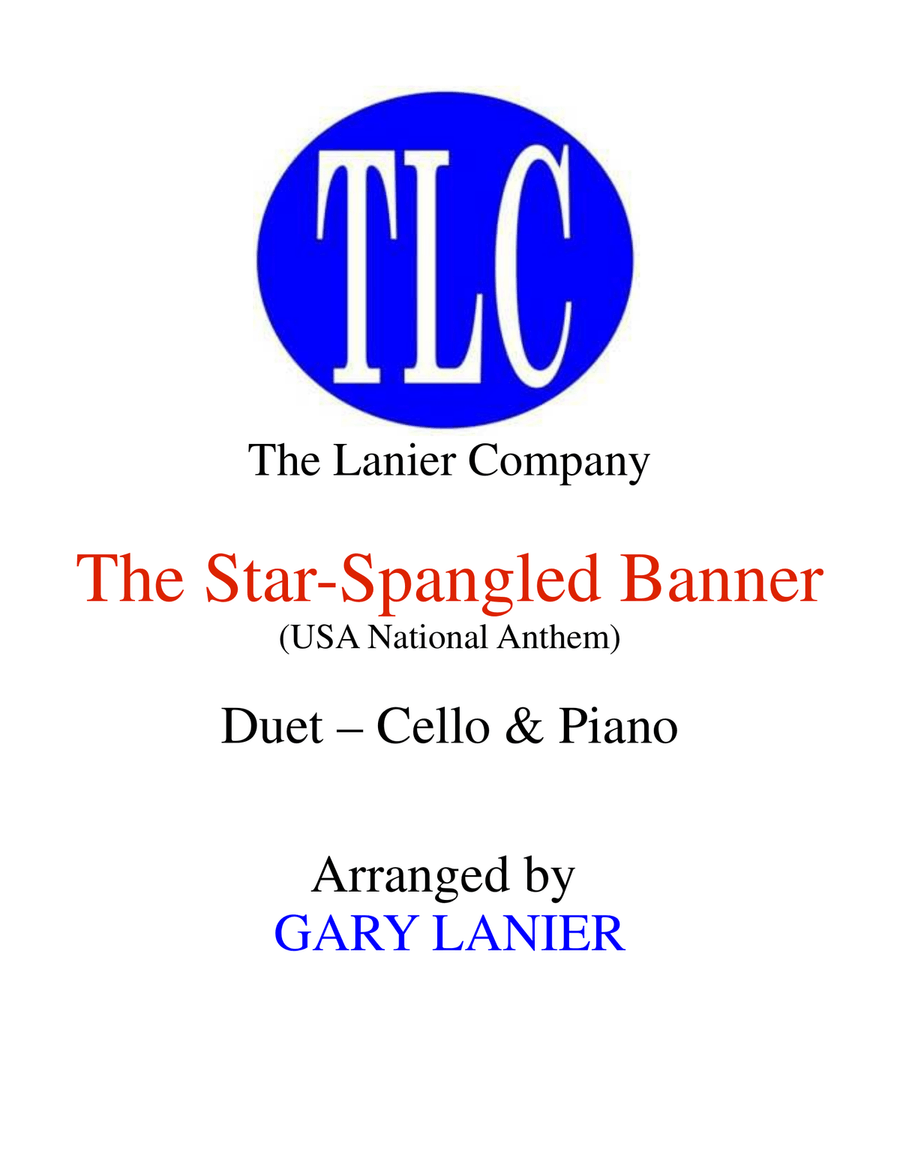 THE STAR-SPANGLED BANNER (Duet – Cello and Piano/Score and Parts) Piano scores gallery preview page 1