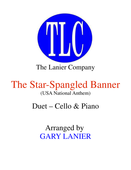 THE STAR-SPANGLED BANNER (Duet – Cello and Piano/Score and Parts) image number null