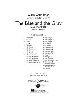 The Blue And The Gray (Young Band Edition) - Conductor Score (Full Score)