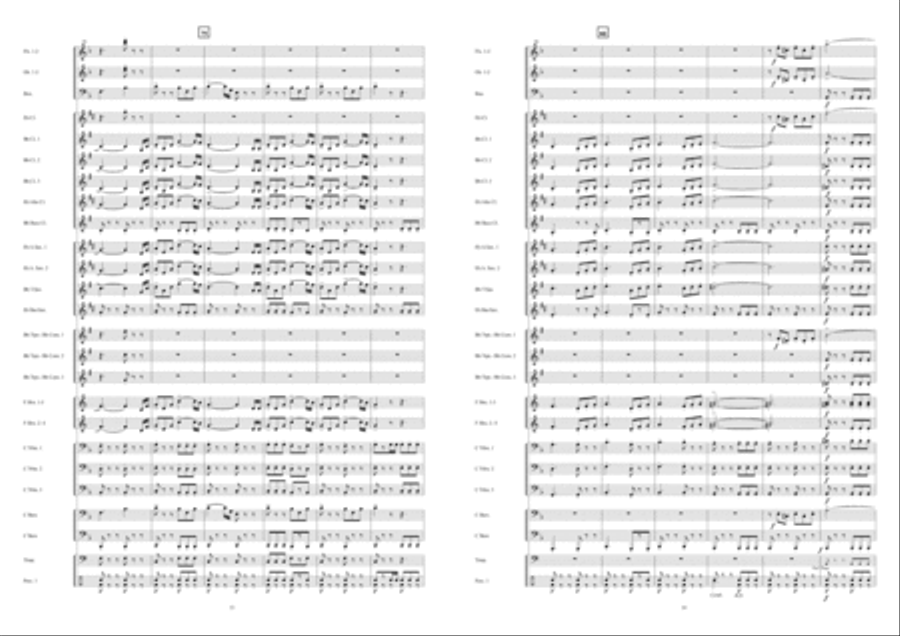Hail Nero - Triumphal March (From Quo Vadis) Brass Band scores gallery preview page 8