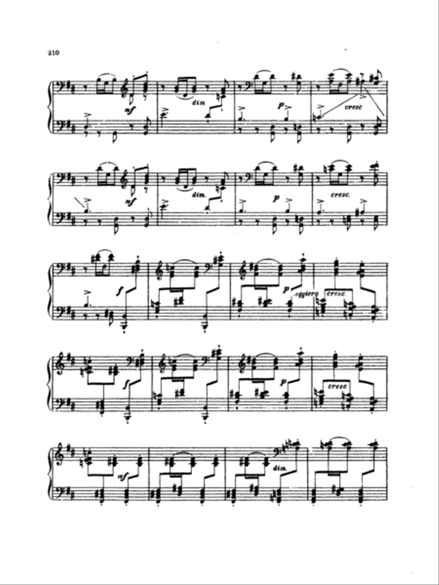 Tchaikovsky: Eighteen Piano Pieces, Op. 72; Aveu Passionne; Valse, Op. 40, No. 9, 1st Version Piano Solo scores gallery preview page 3