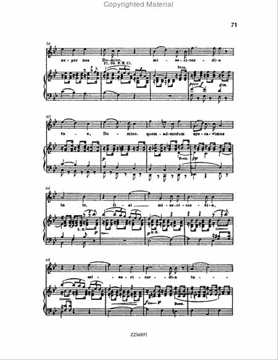 Te Deum, H 118 Choir scores gallery preview page 71