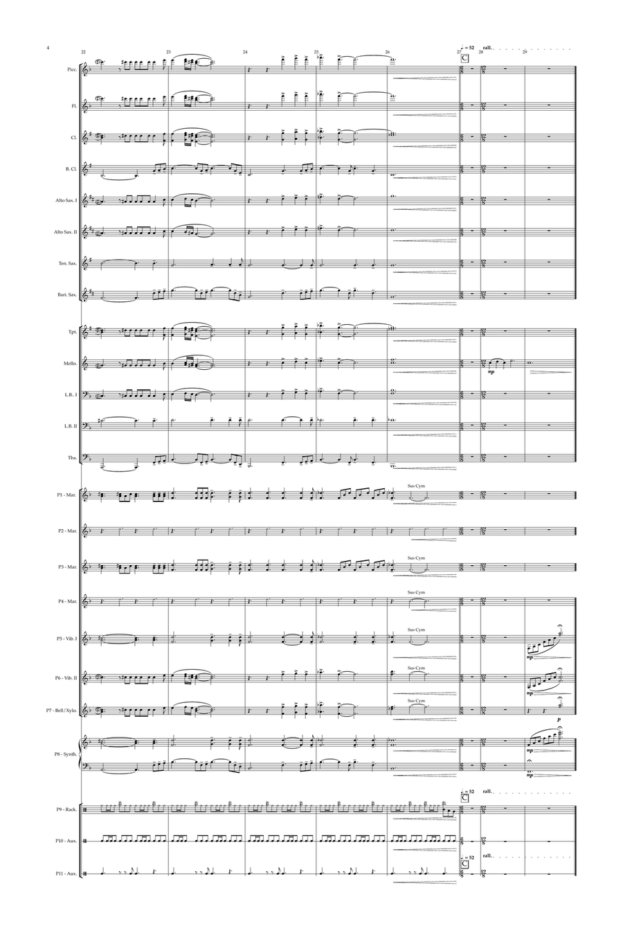 Creep Marching Band scores gallery preview page 4