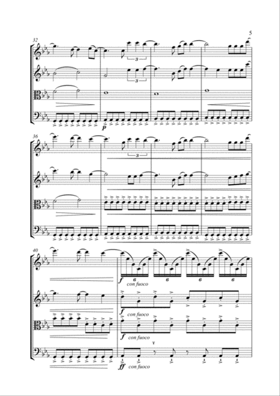 Titanium String Quartet scores gallery preview page 5