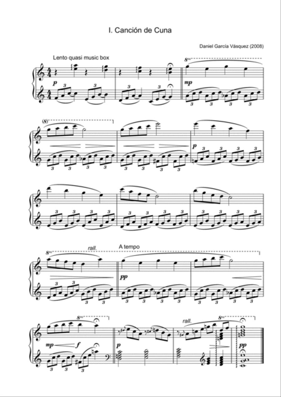 Remembranzas (para piano) Piano Solo scores gallery preview page 3